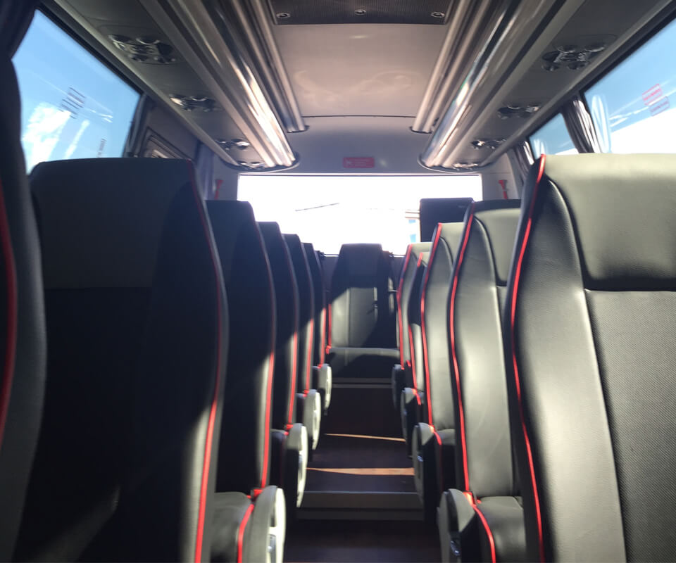 Air conditioning and heating systems for buses